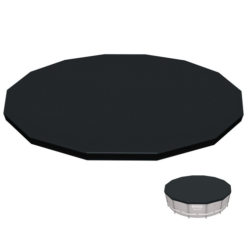 Bestway 4.27m Swimming Pool Cover For Above Ground Pools LeafStop Black