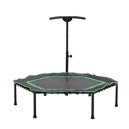 Everfit 48" Mini Trampoline Rebounder Handrail Fitness Exercise Jogger Cardio Workout