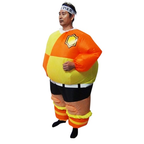 FOOTBALL Fancy Dress Inflatable Suit -Fan Operated Costume