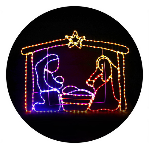 Jingle Jollys Motifs Lights - Nativity Scene